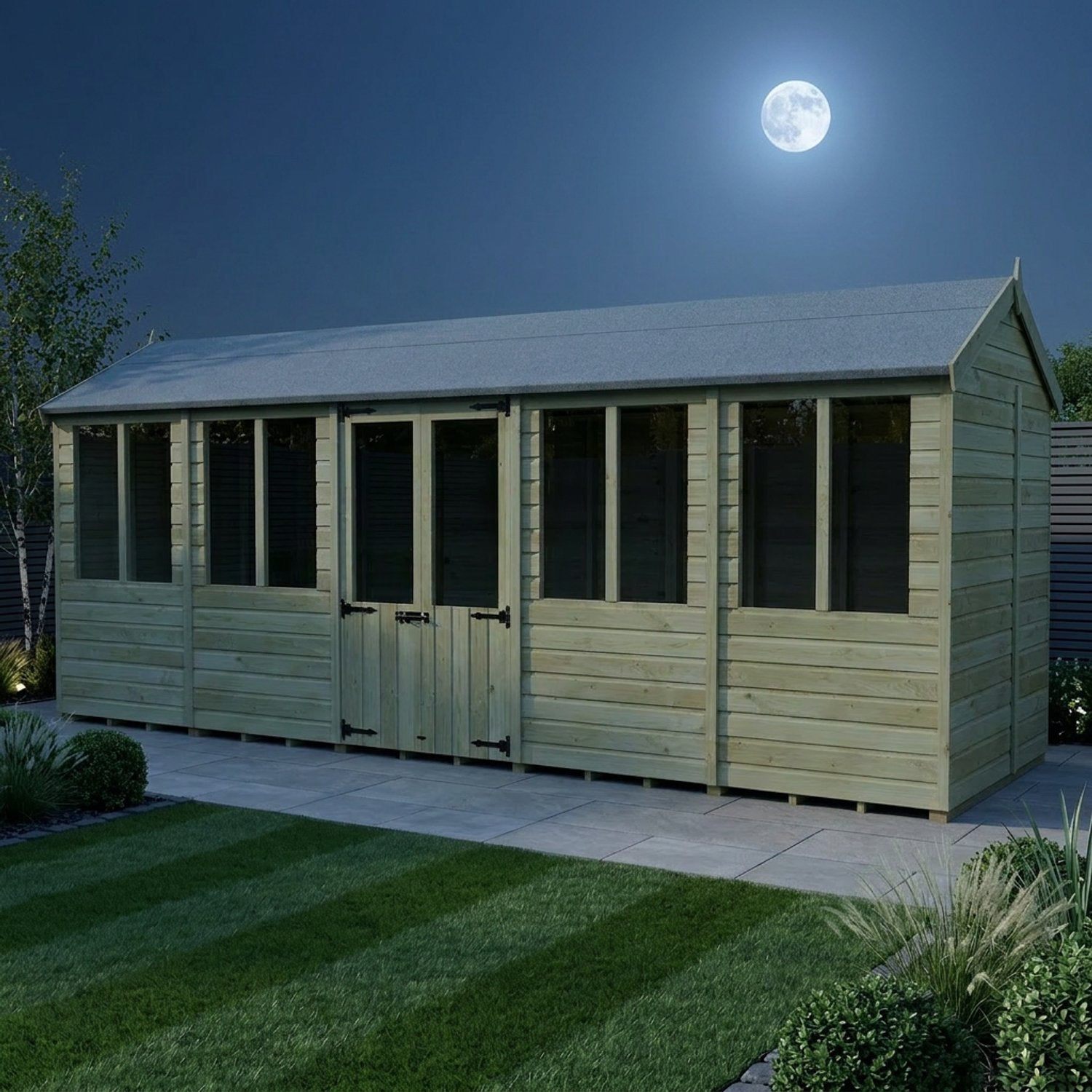20 x 7 Apex Summer House - view 5