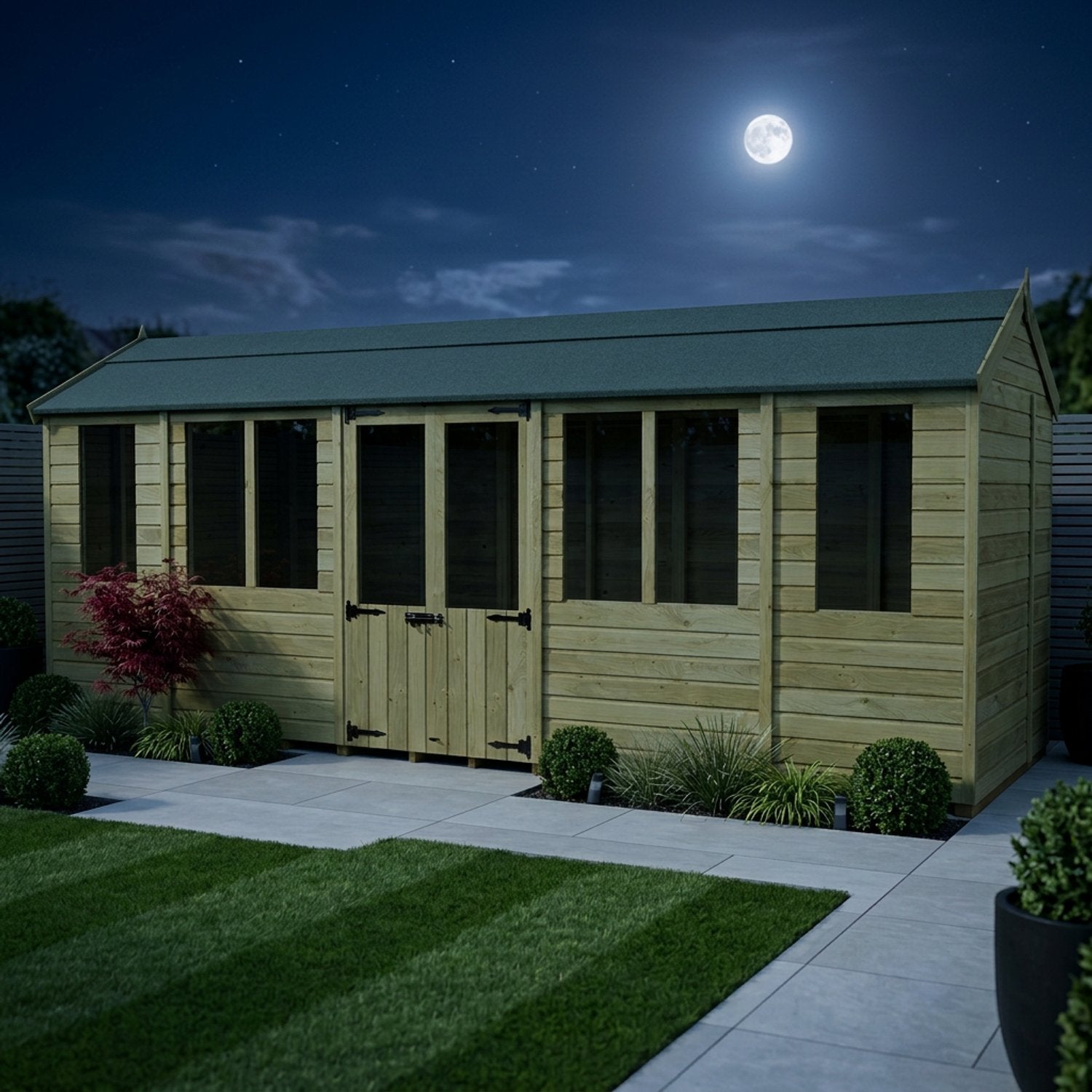 18 x 7 Apex Summer House - view 5