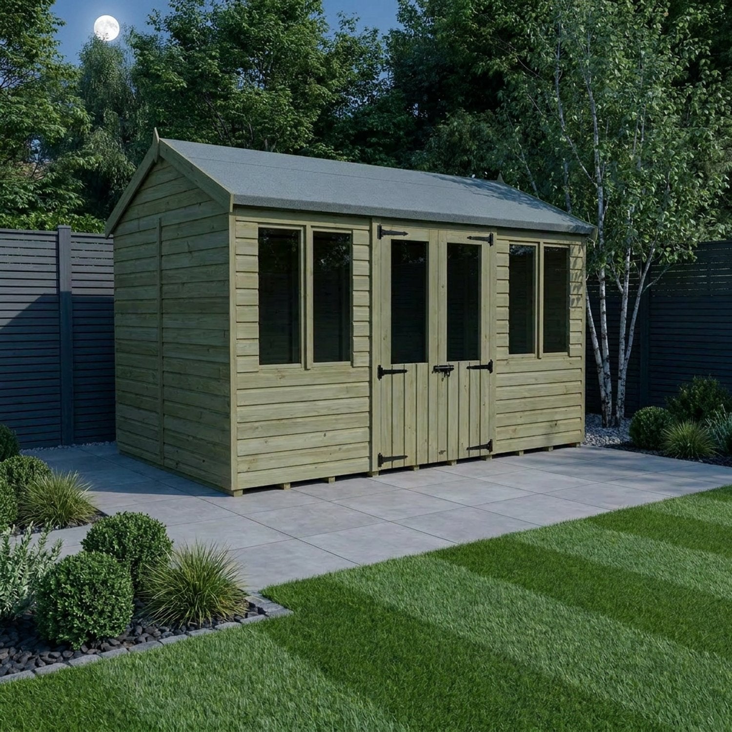 12 x 6 Apex Summer House - view 6