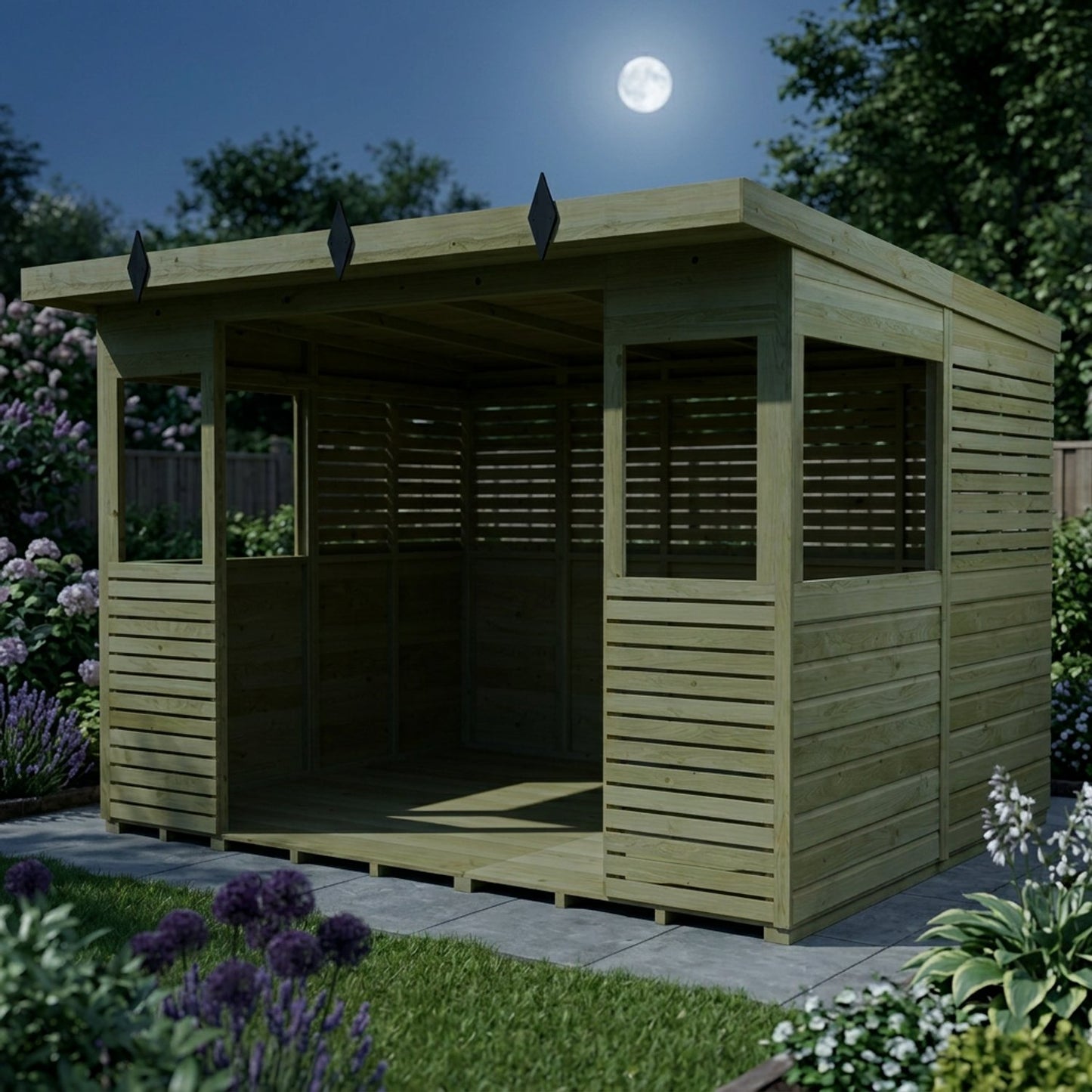 10 x 8 BBQ/Outdoor Kitchen Shelter - view 6