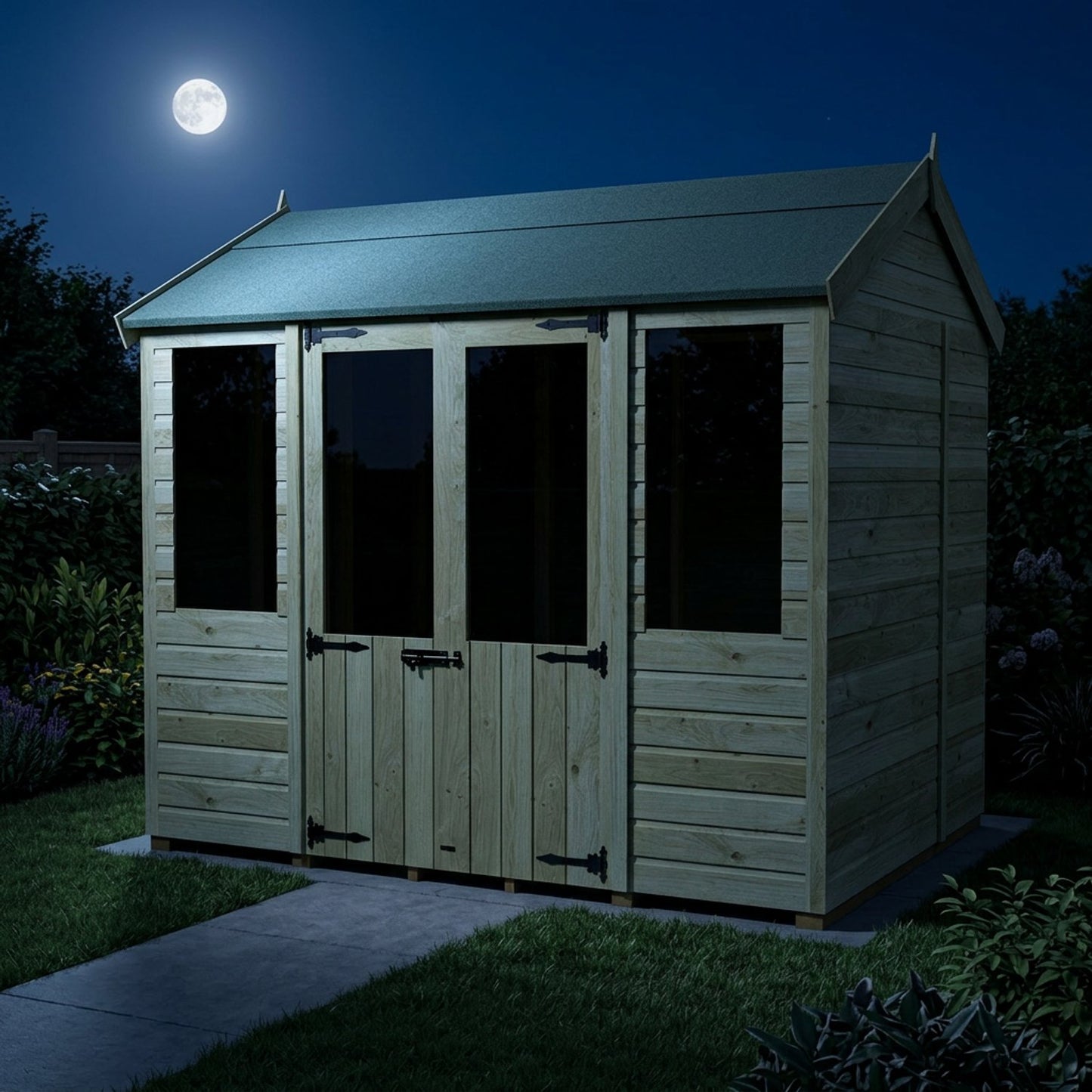 8 x 7 Apex Summer House - view 4