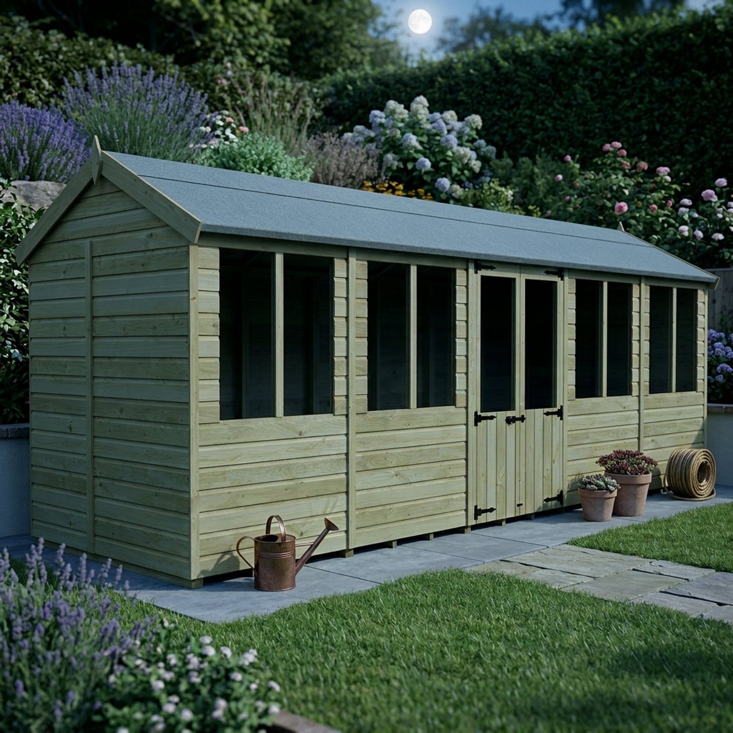 20 x 5 Apex Summer House - view 2