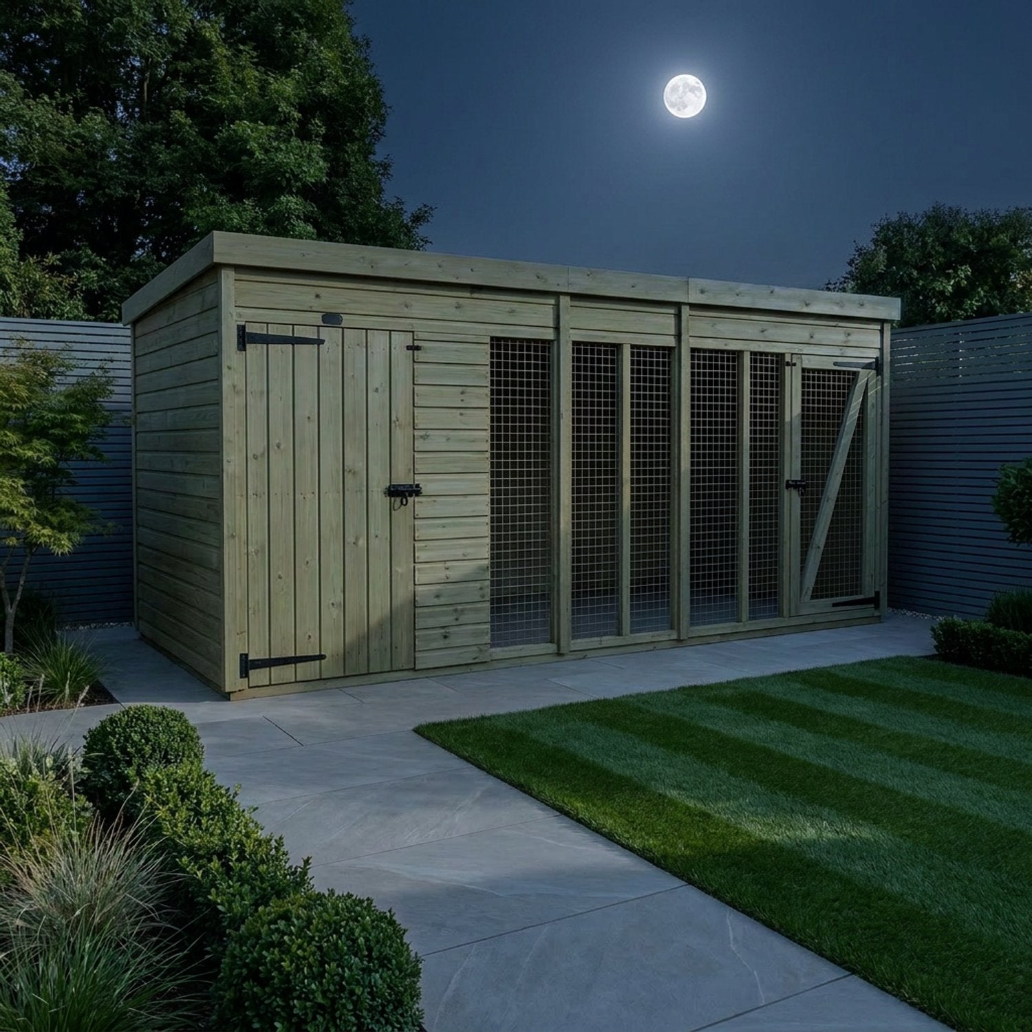 10 x 6 Dog Kennel And Run - view 6