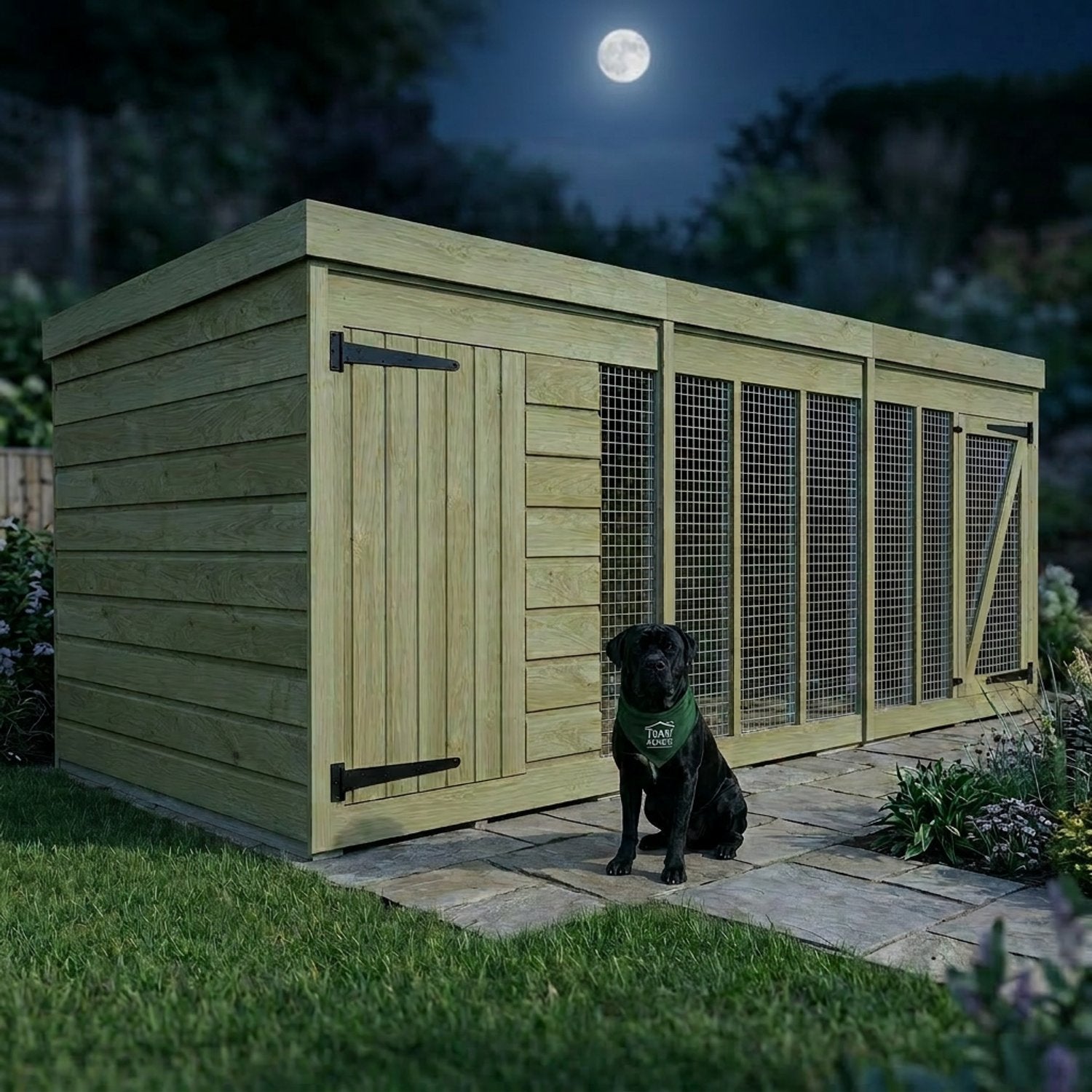 12 x 6 Dog Kennel And Run - view 6
