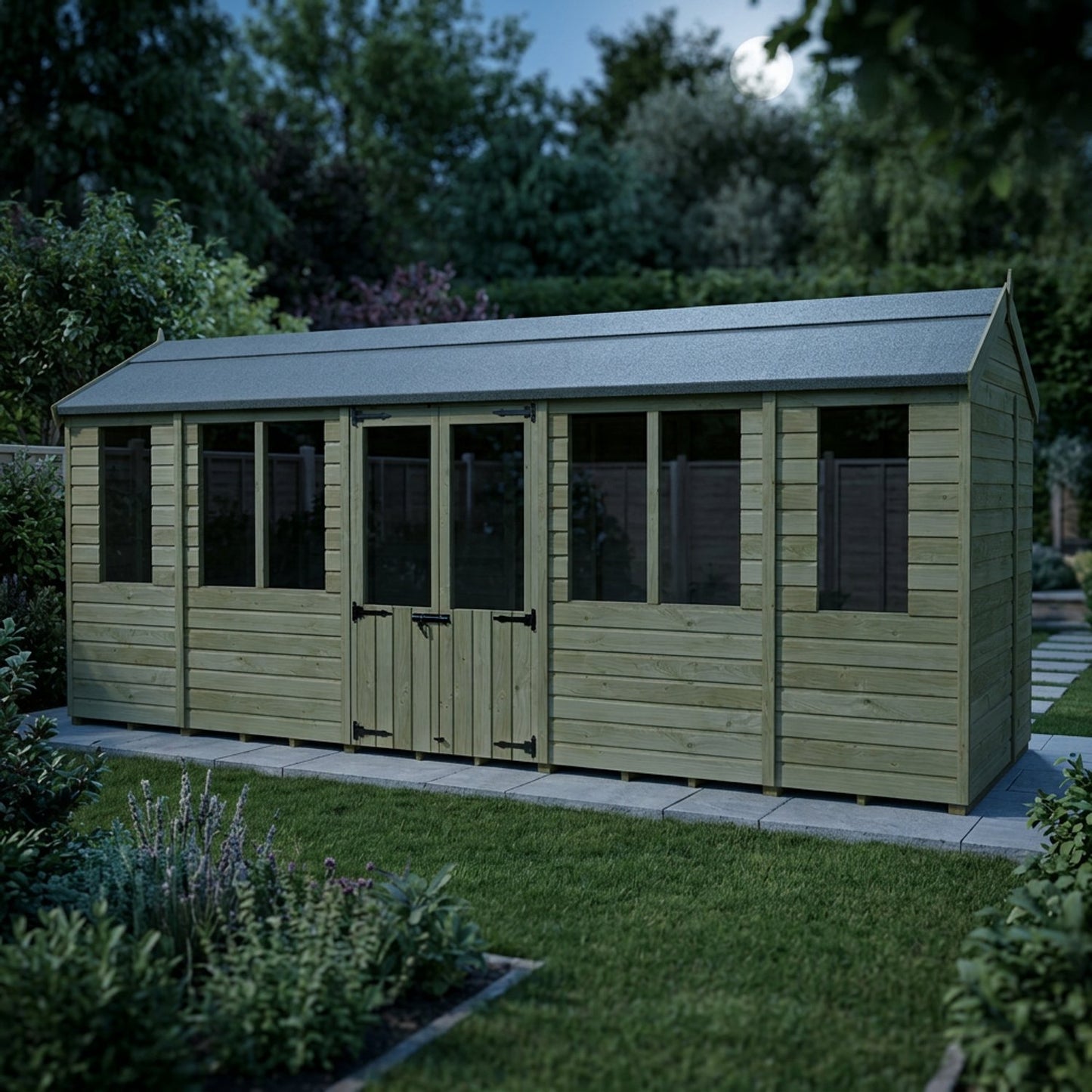 18 x 6 Apex Summer House - view 2