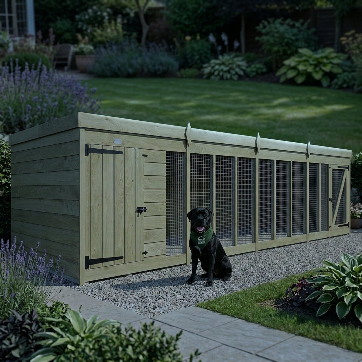 16 x 4 Dog Kennel And Run - view 6