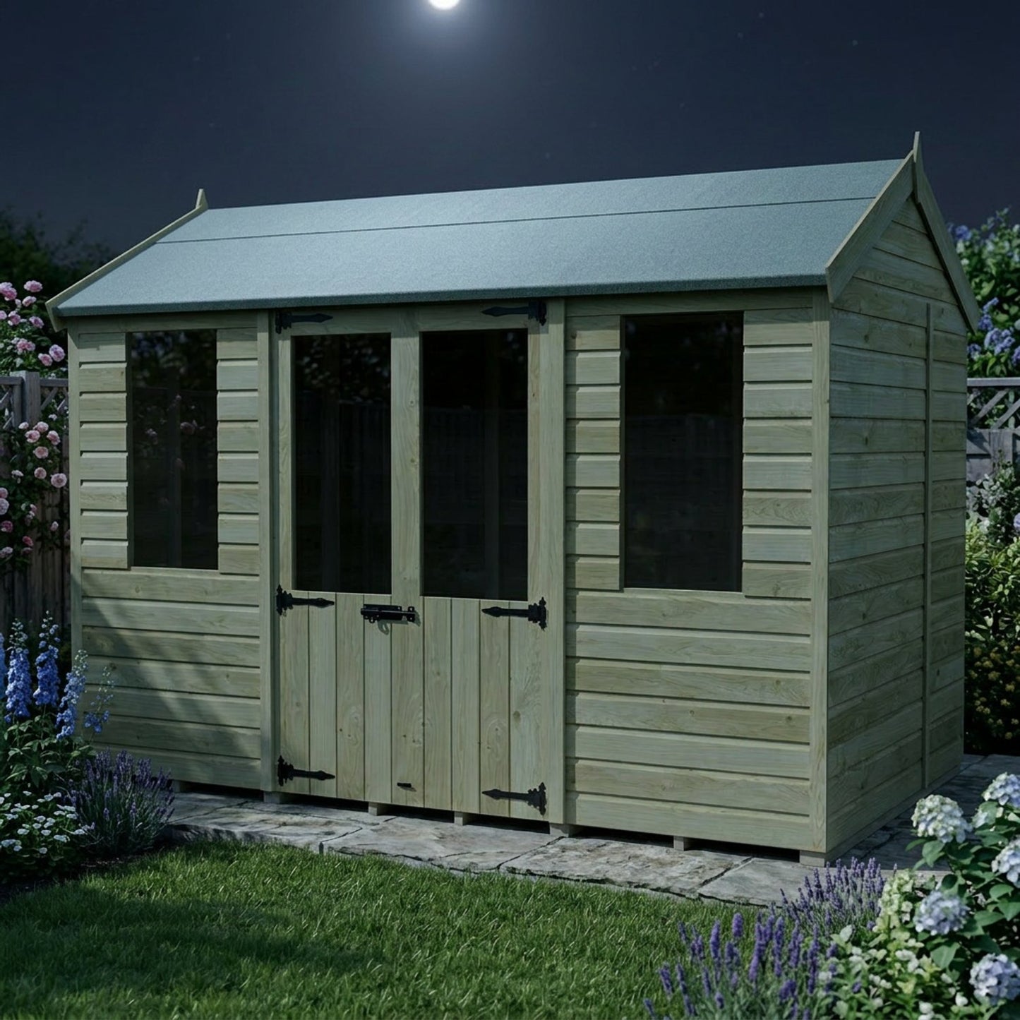 10 x 7 Apex Summer House - view 5