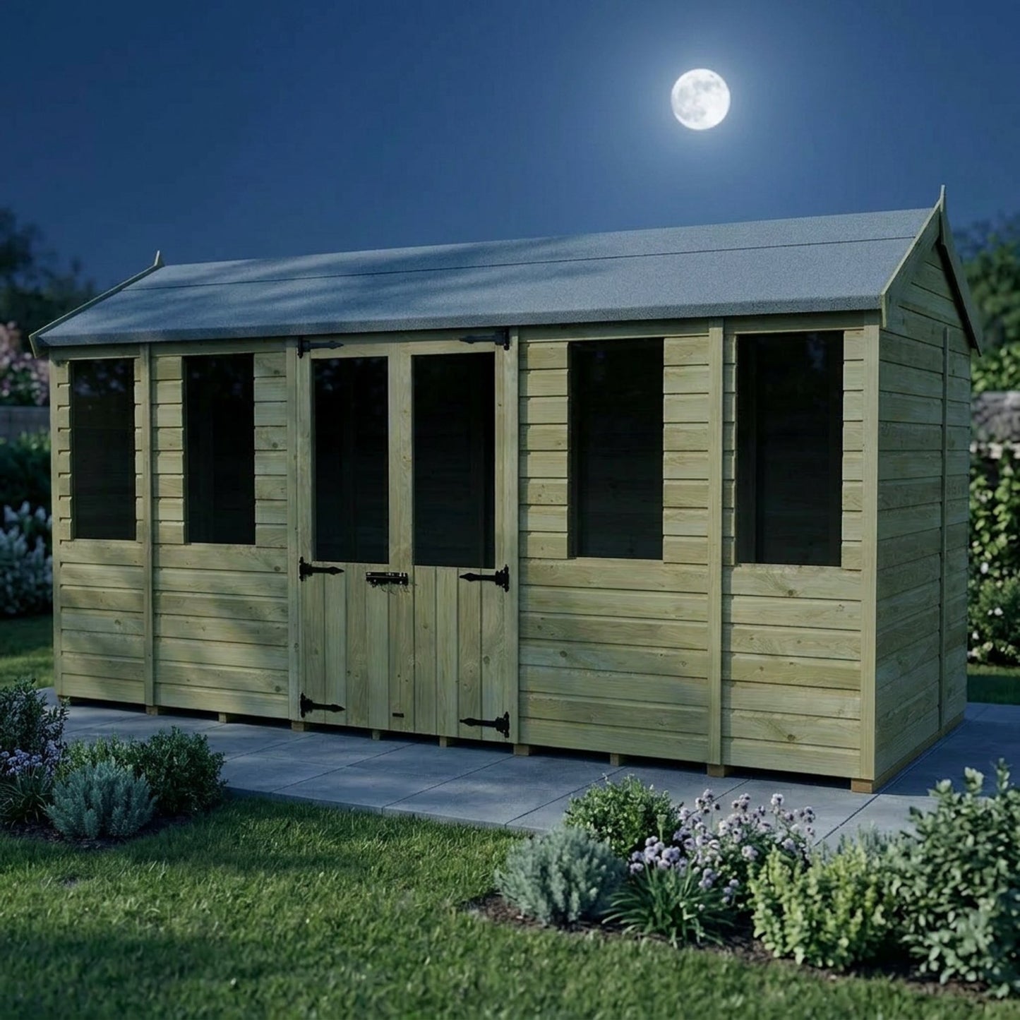 14 x 7 Apex Summer House - view 5