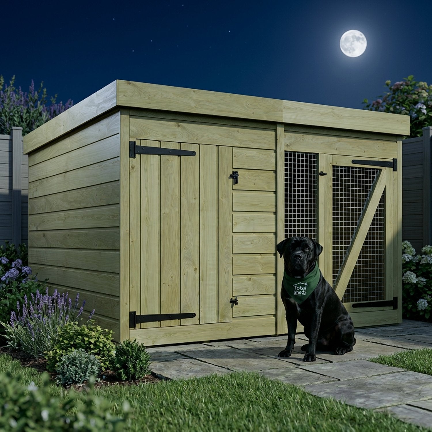 6 x 6 Dog Kennel And Run - view 6