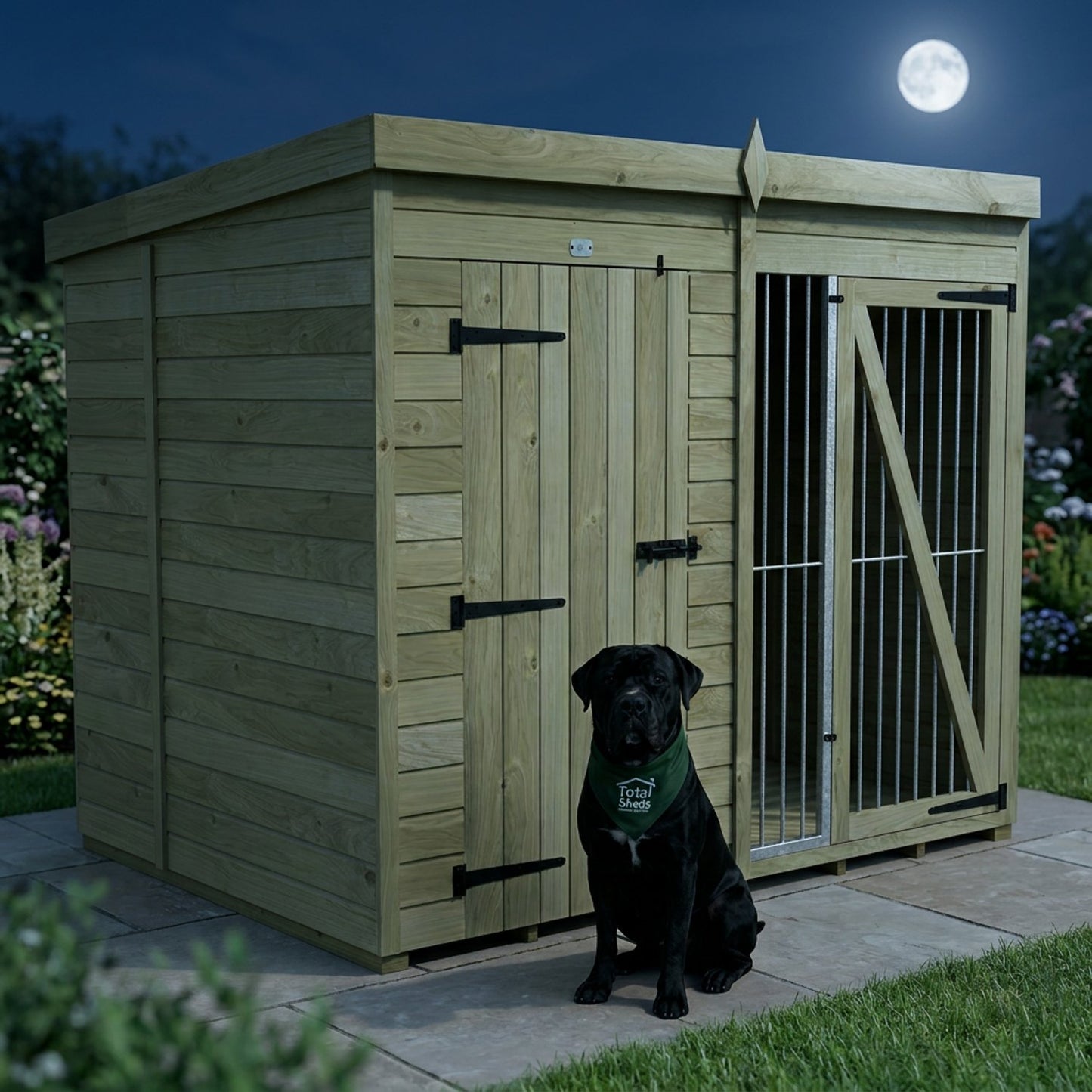 8 x 6 Dog Kennel And Run (Full Height) - view 6