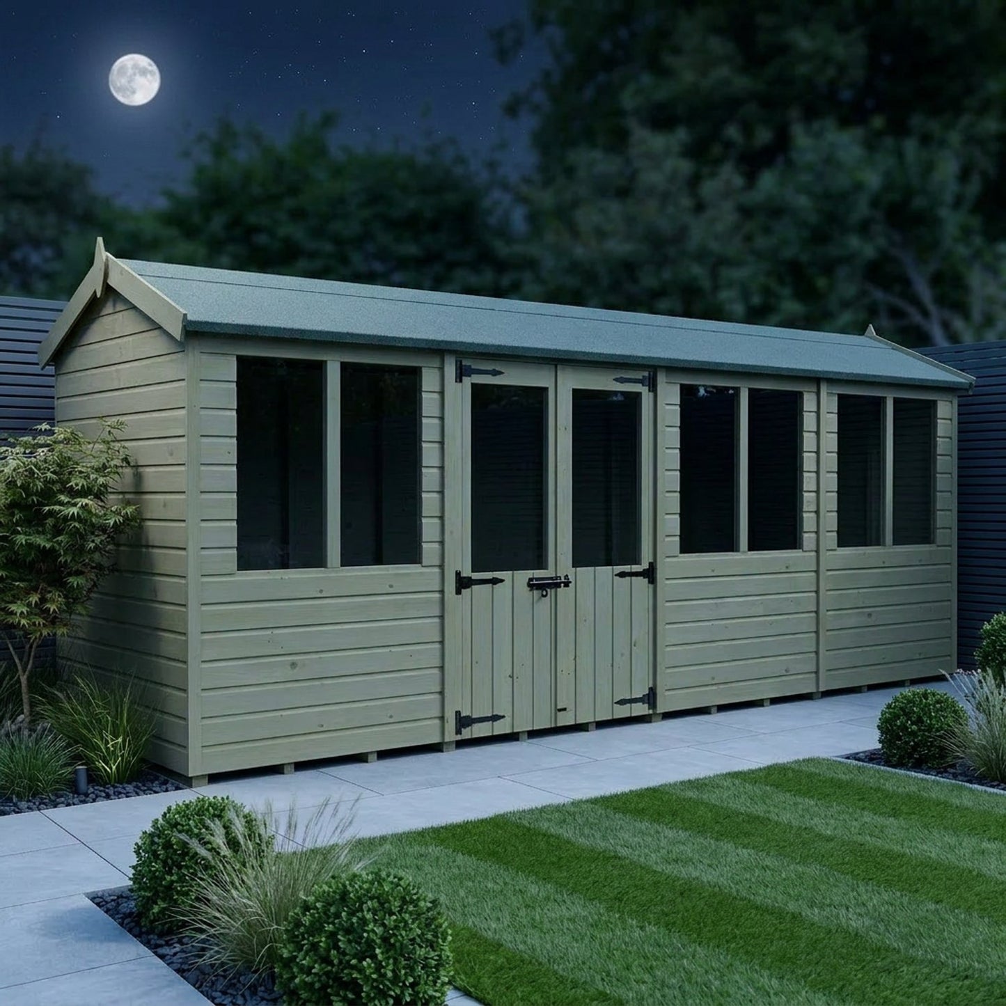 20 x 4 Apex Summer House - view 6