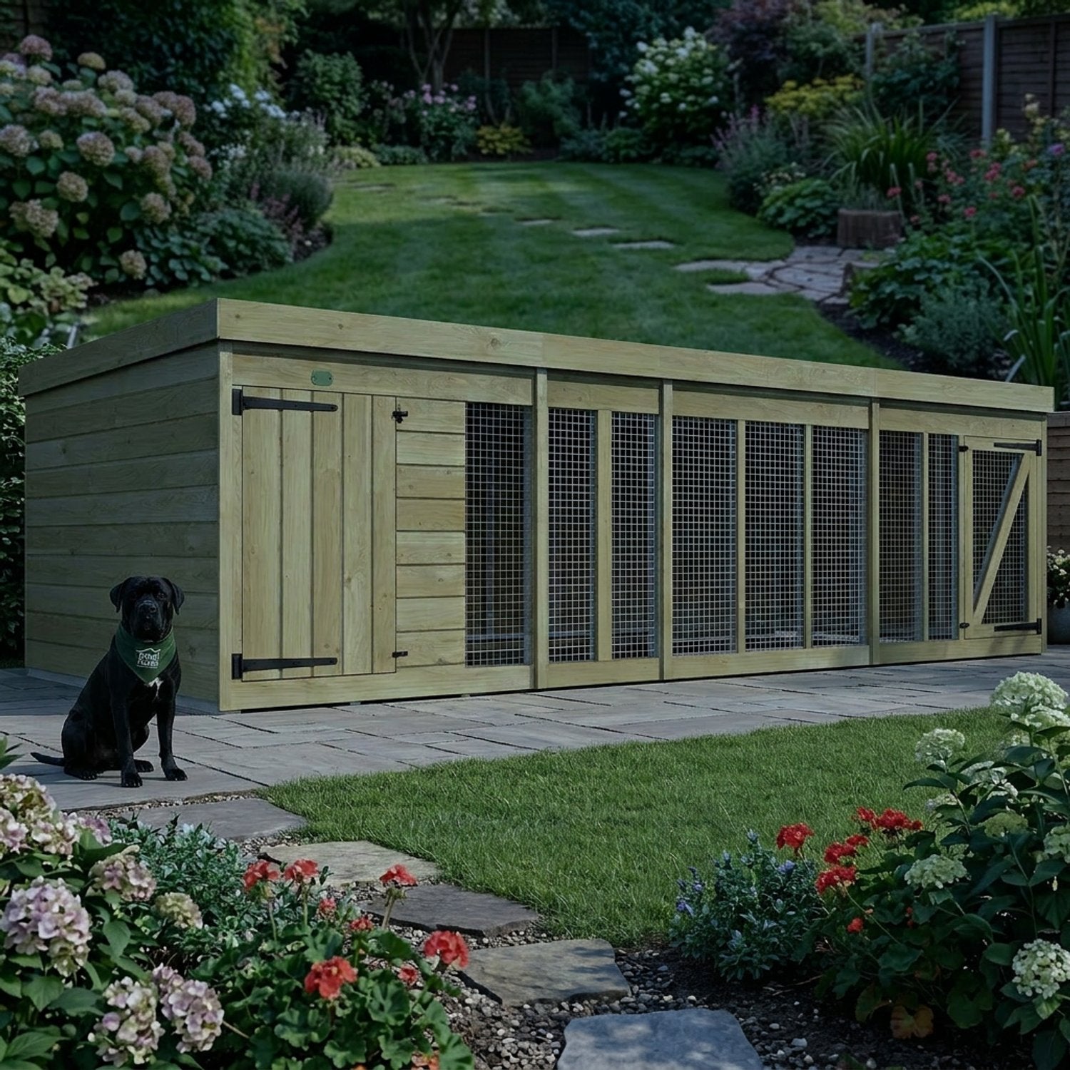 14 x 6 Dog Kennel And Run - view 5