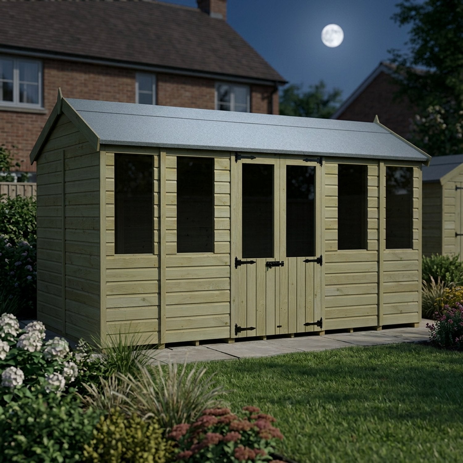 14 x 5 Apex Summer House - view 6