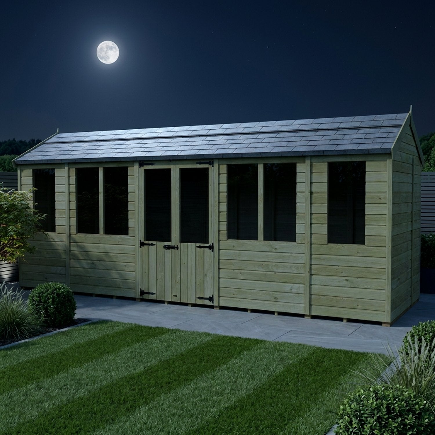 18 x 4 Apex Summer House - view 4