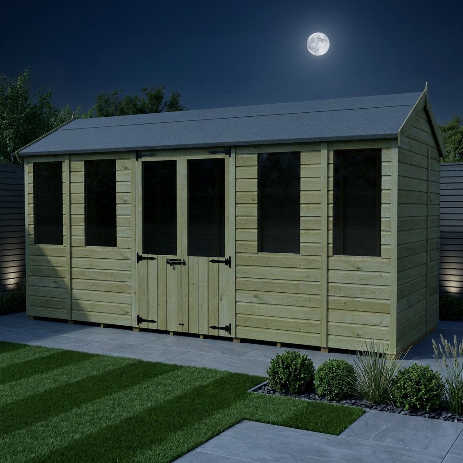 14 x 6 Apex Summer House - view 6
