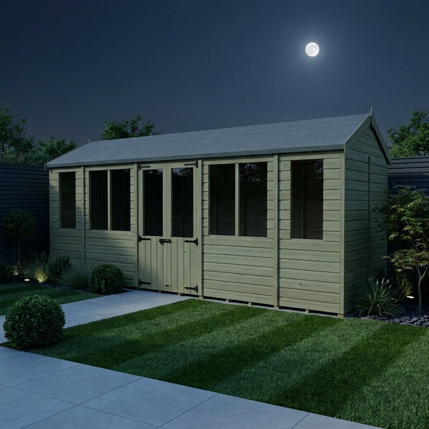 18 x 6 Apex Summer House - view 4