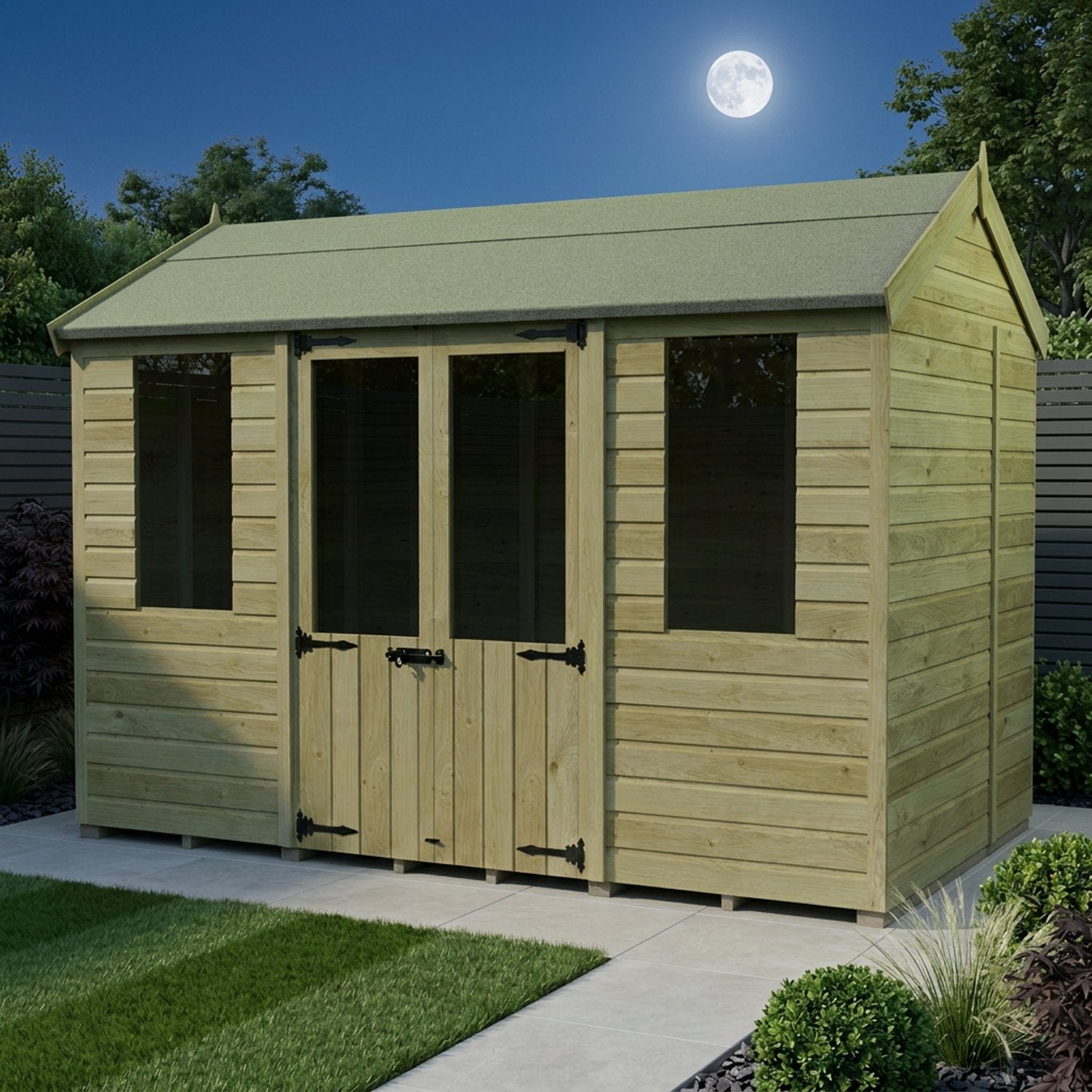10 x 6 Apex Summer House - view 6
