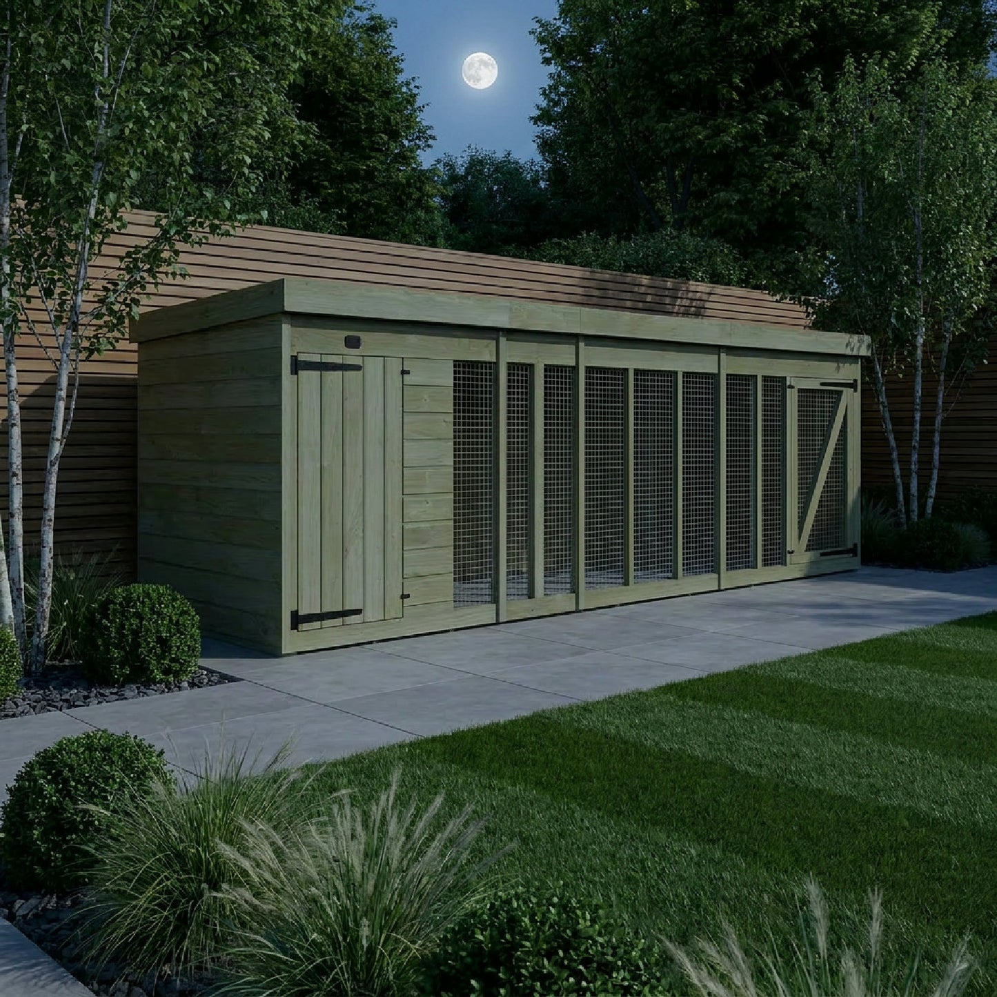 14 x 4 Dog Kennel And Run - view 3