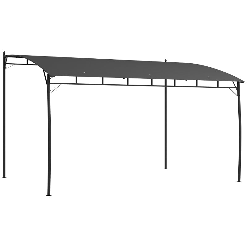 3m x 4m PA – Coated Sun Shade Shelter – Metal Frame Patio Cover