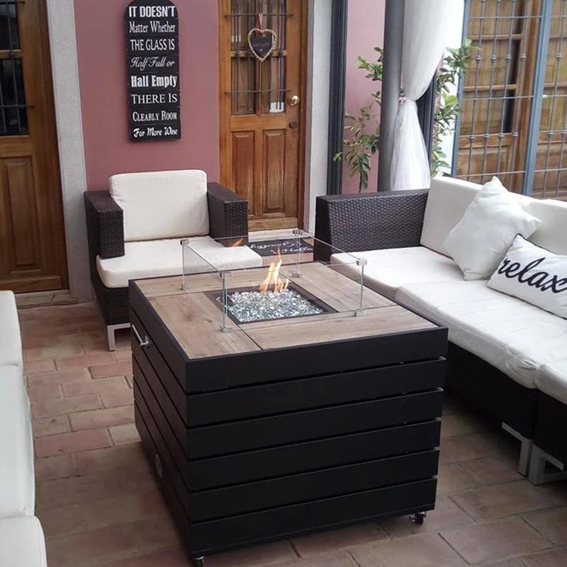 Madrid Outdoor Table Fire Pit - Outdoor Gas Patio Heater - image 3
