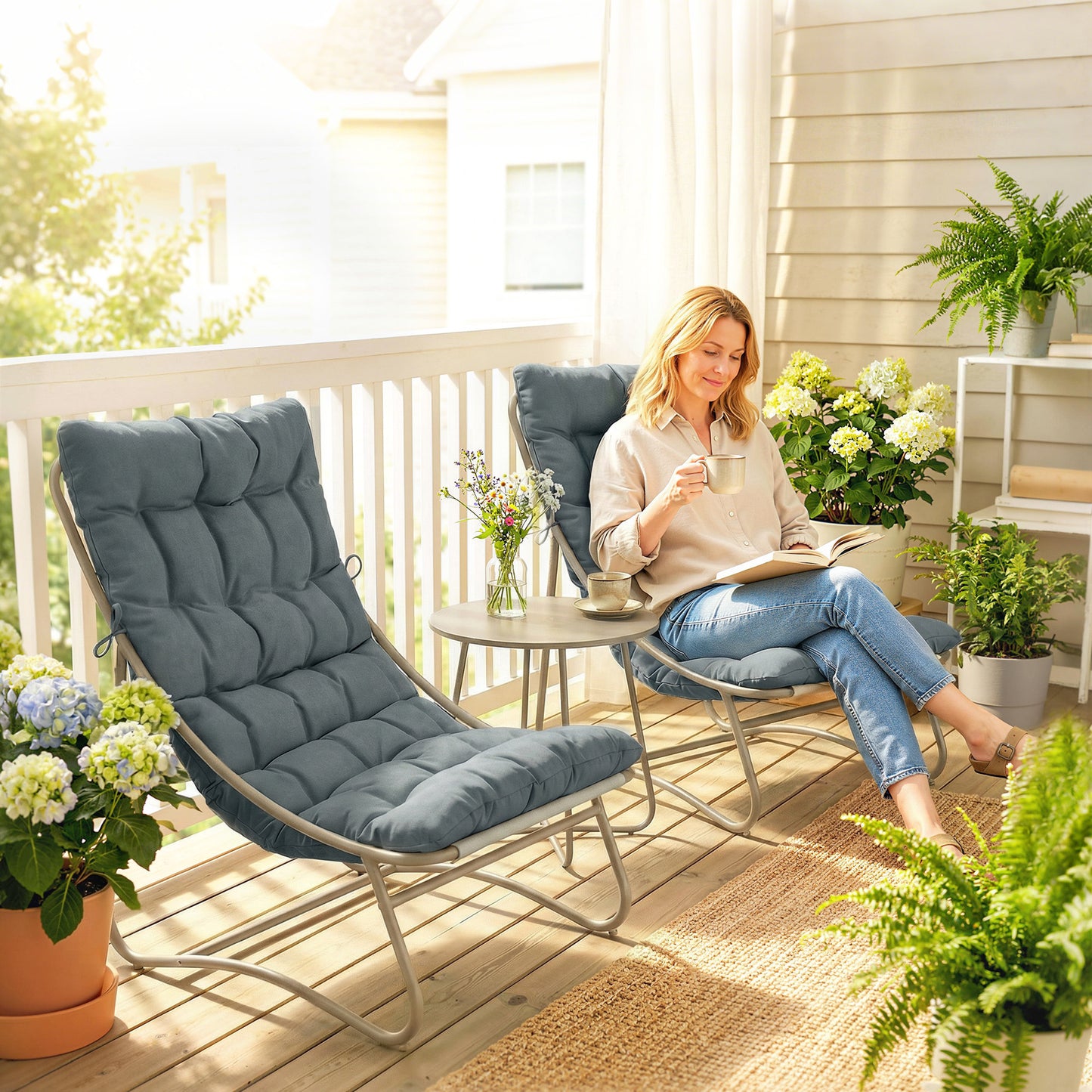 Mediterraneo 3 Piece Garden Bistro Set