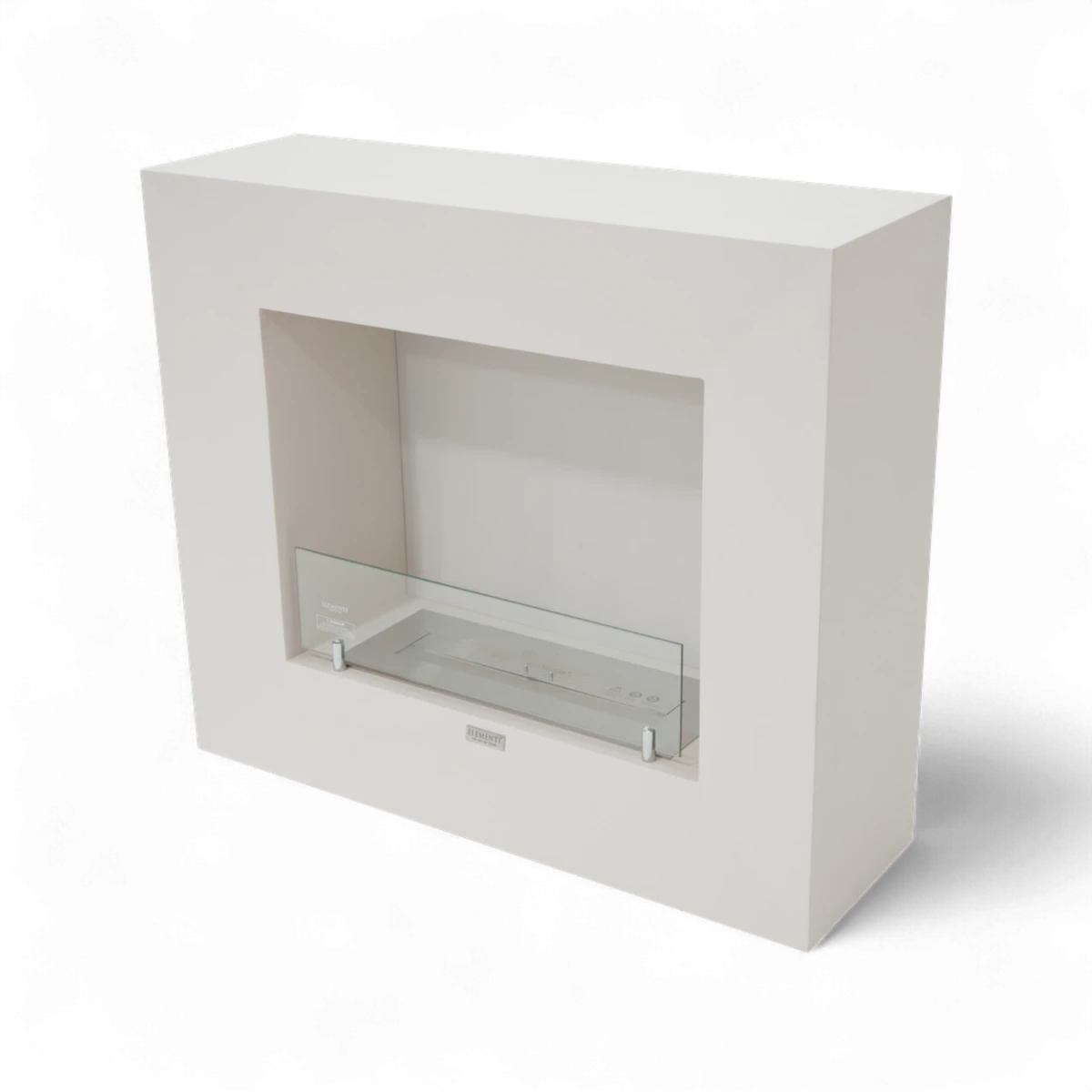 MILANO Bioethanol Fireplace – Cream White - Outdoor Bioethanol Fireplace