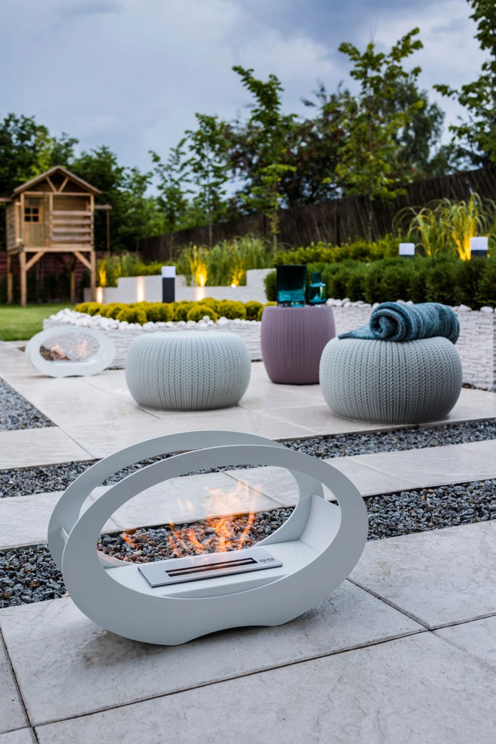 Oval - Bioethanol Fireplace for Table - Tabletop Bioethanol Fire - image 7