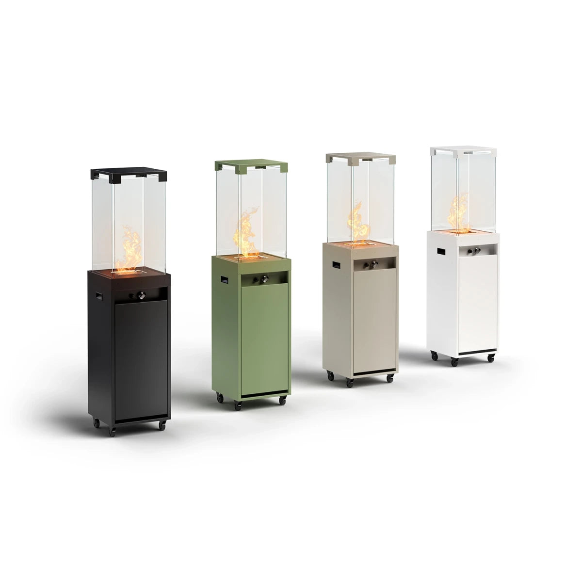 Faro Traffic White Outdoor Gas Fireplace - image 2