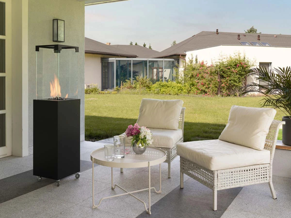 Faro Jet Black Outdoor Gas Heater - Outdoor Gas Patio Heater - image 4