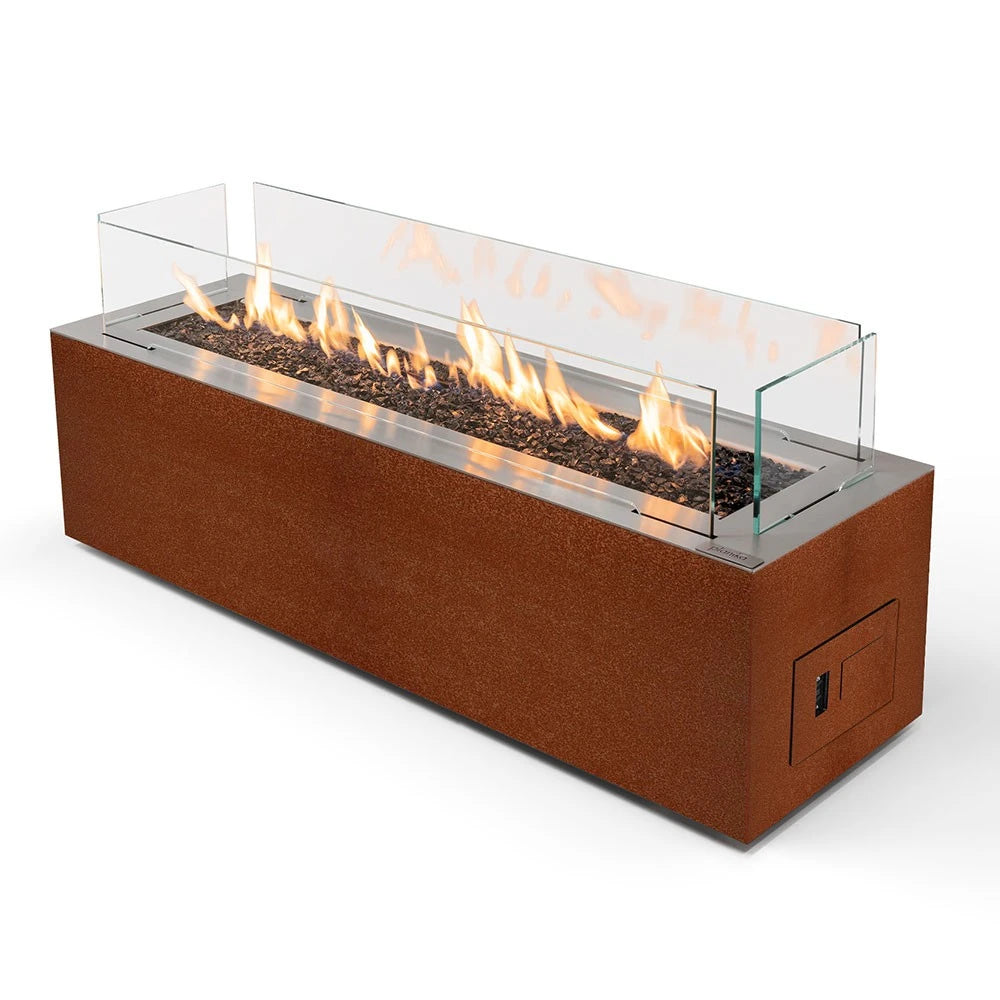 Galaxy Corten Gas fire - Outdoor Gas Patio Heater