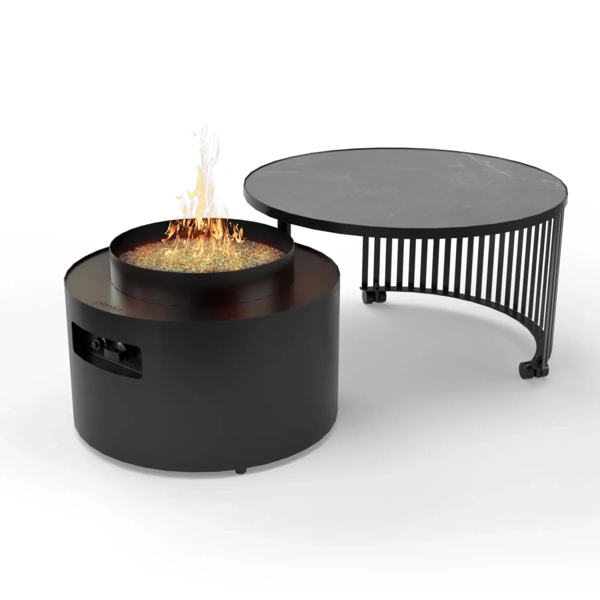 Moon - Garden Table with Gas Fireplace