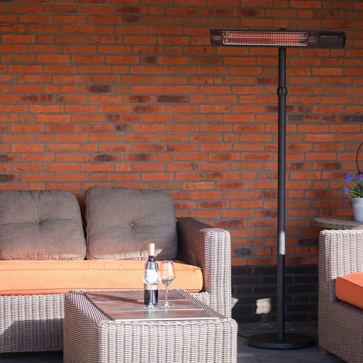 Royal Diamond - Black - 2500W - Freestanding Electric Patio Heater - image 3