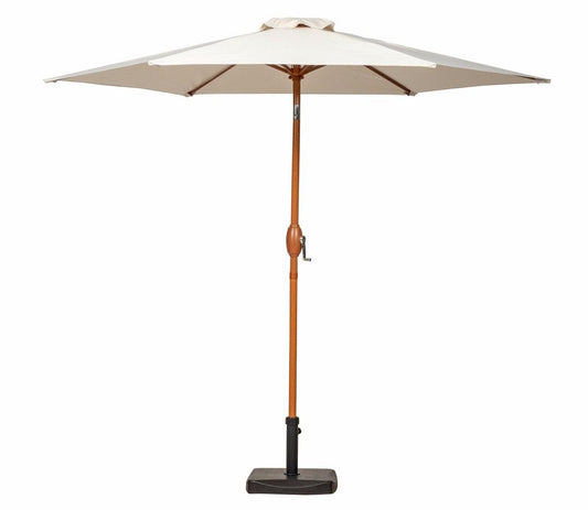 Royalcraft 2.5m Wood Look Aluminium Parasol