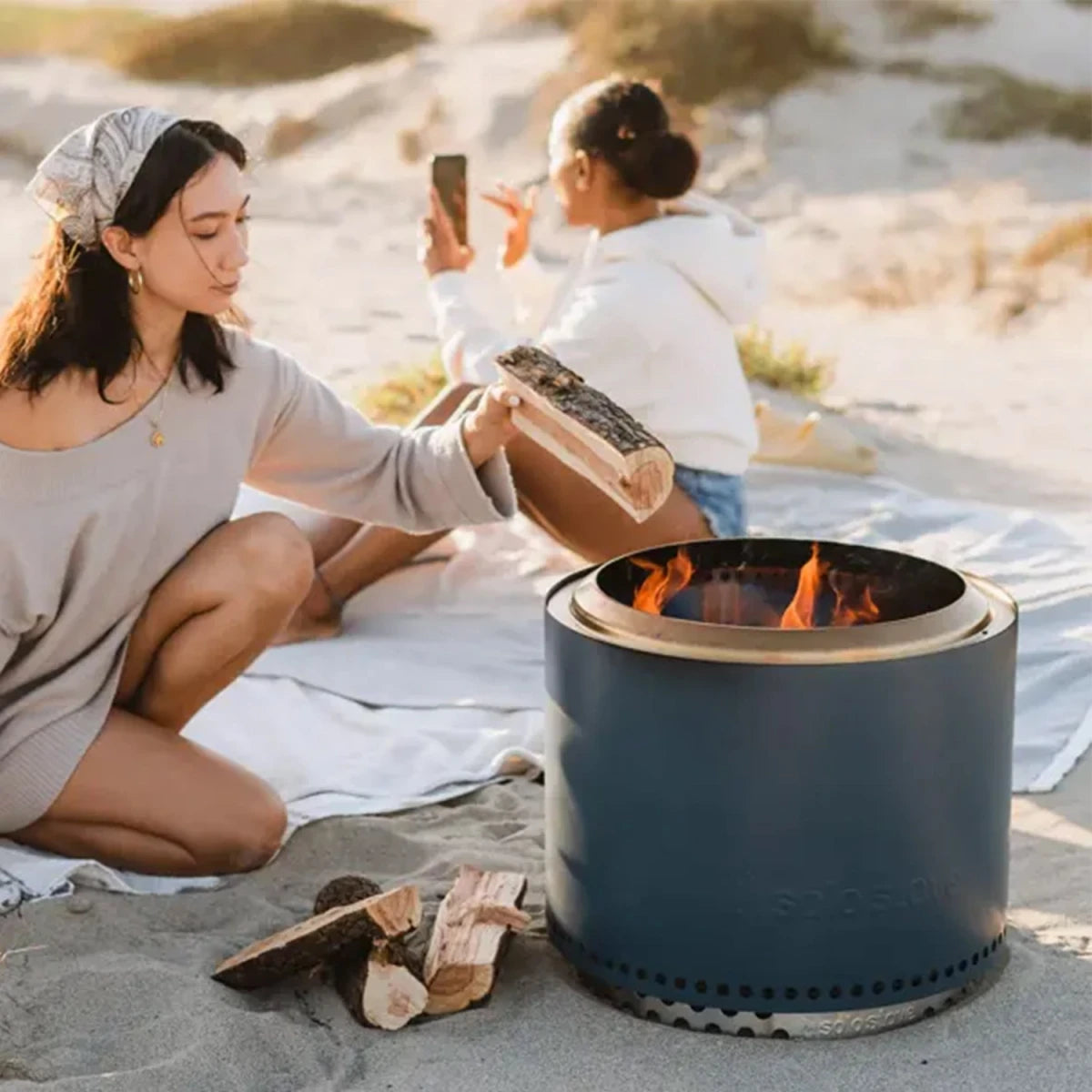 Bonfire + Stand 2.0 Smokeless Fire Pit - Water - Outdoor Fire Bowl - image 2