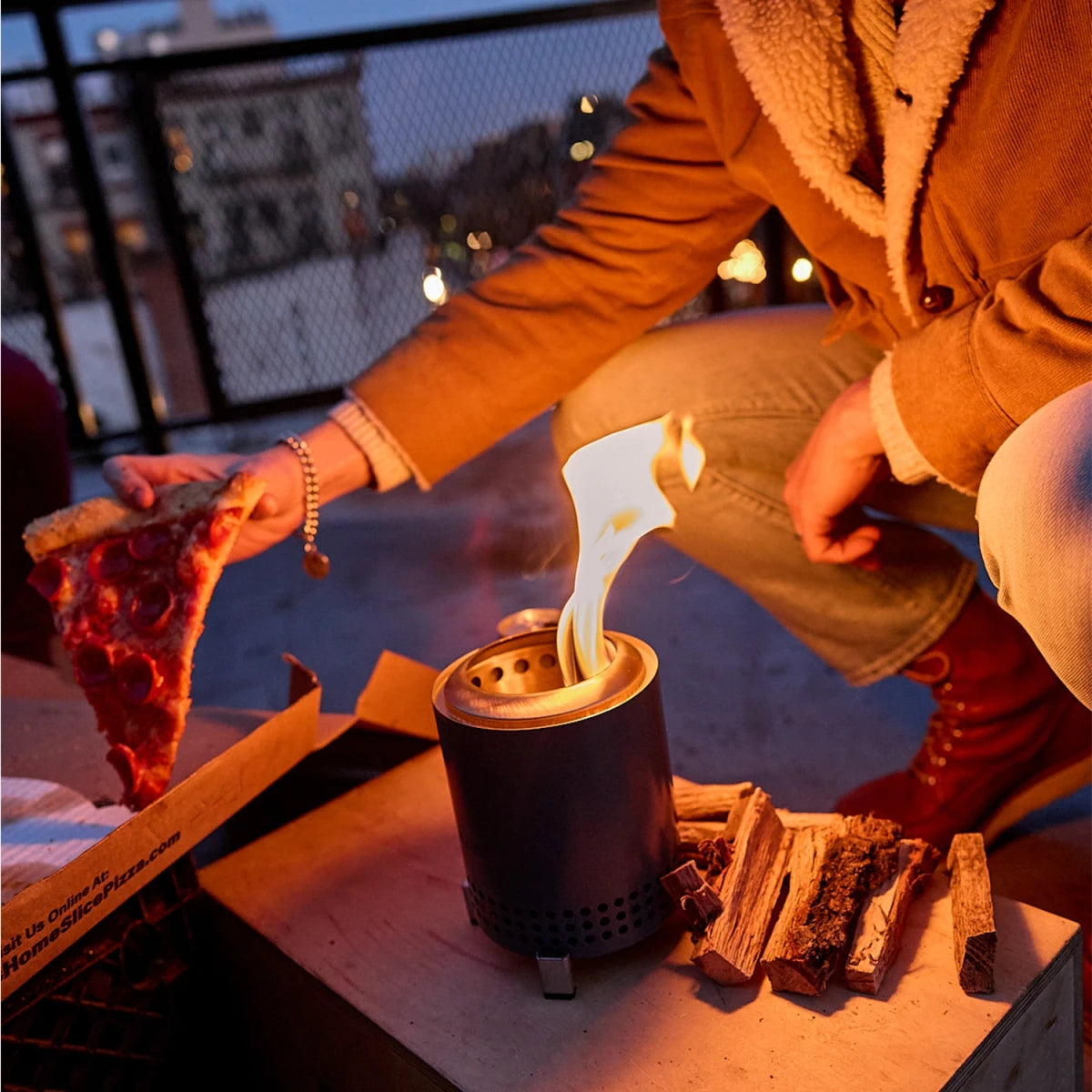 Mesa Water - Tabletop Fire Pit - Outdoor Fire Bowl - image 6