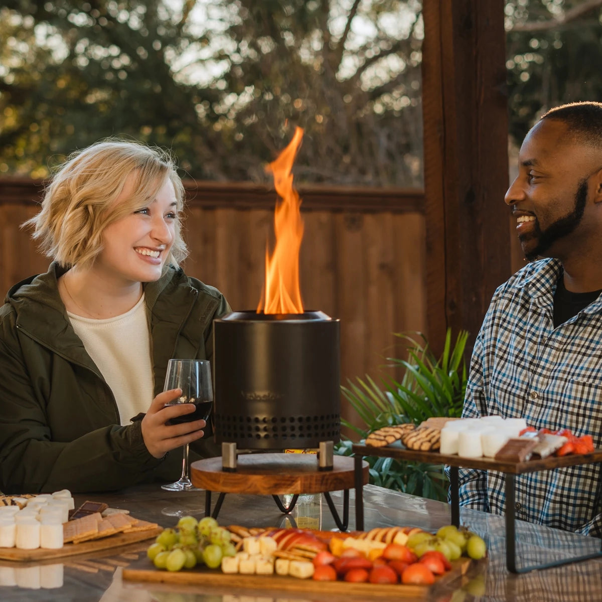 Mesa XL Ash - Tabletop Fire Pit - Outdoor Fire Bowl - image 4
