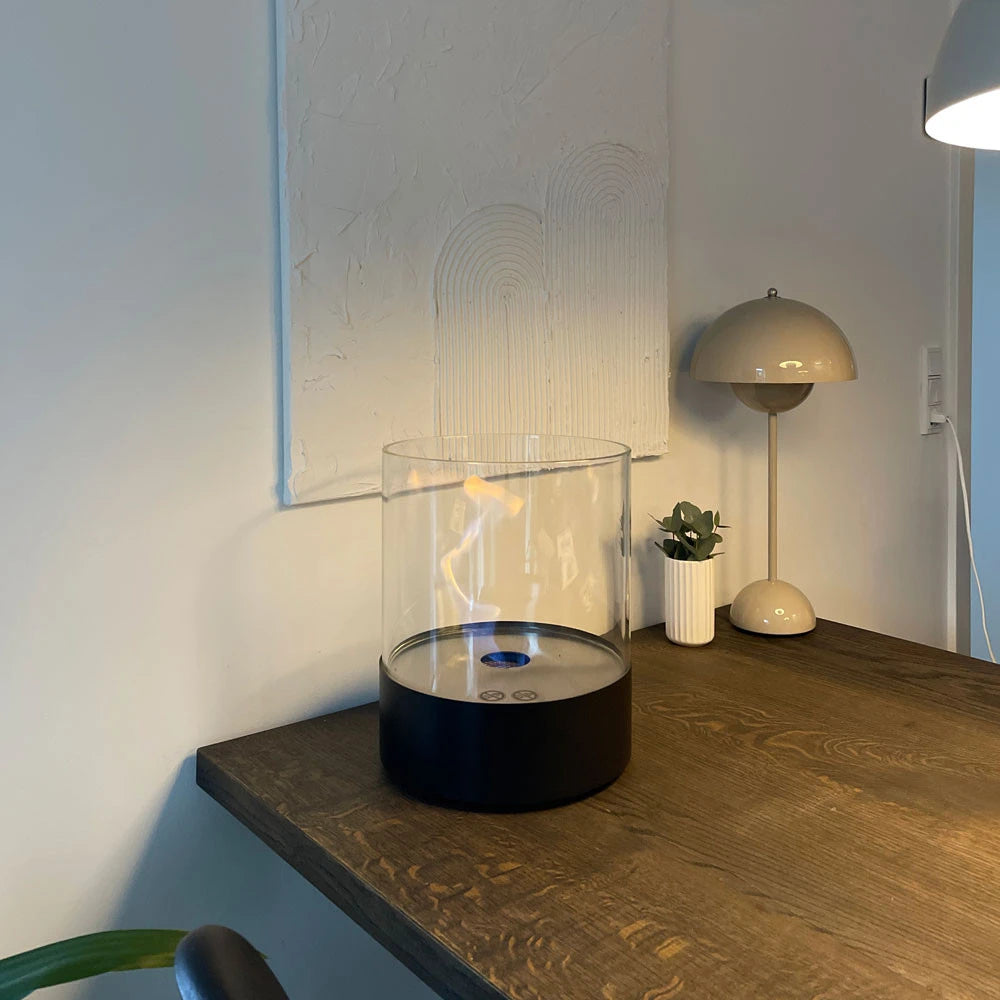 Southwark Black - Round Tabletop Bioethanol Fireplace - image 2