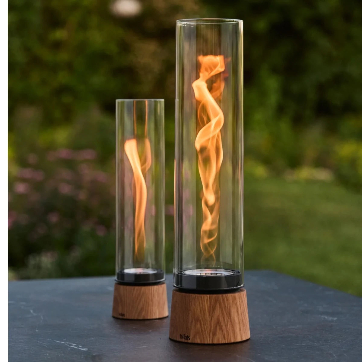 SPIN air 900 Tabletop fireplace oak - Tabletop Bioethanol Fire - image 4