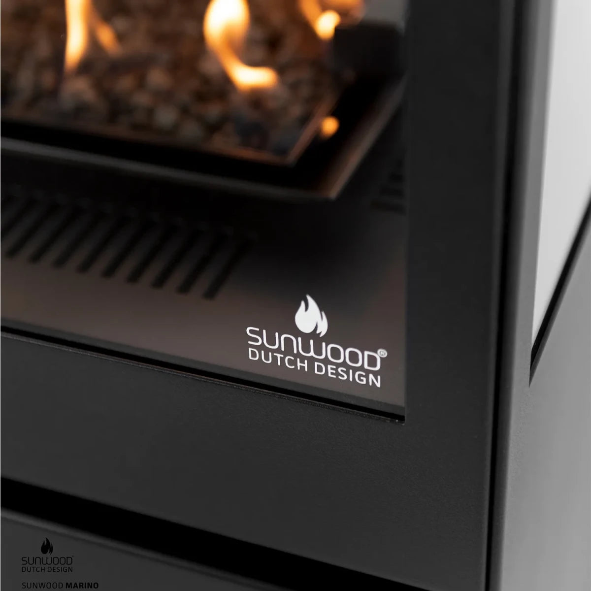 Marino Original - Matte Black Patio Fire - Outdoor Gas Patio Heater - image 3