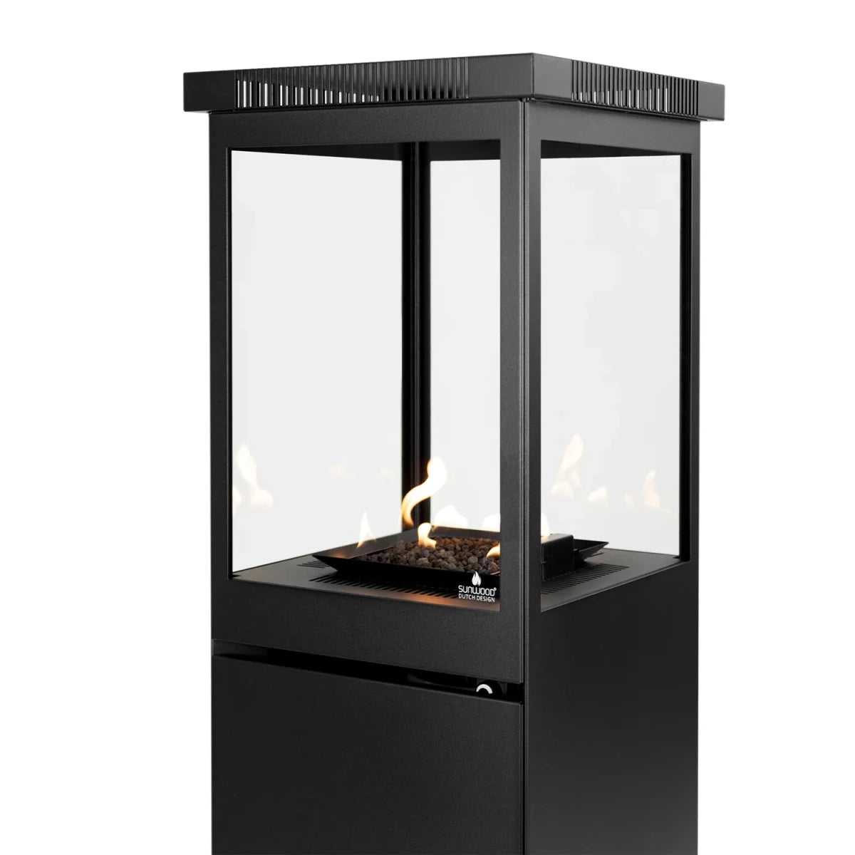 Marino Original - Matte Black Patio Fire - Outdoor Gas Patio Heater - image 5