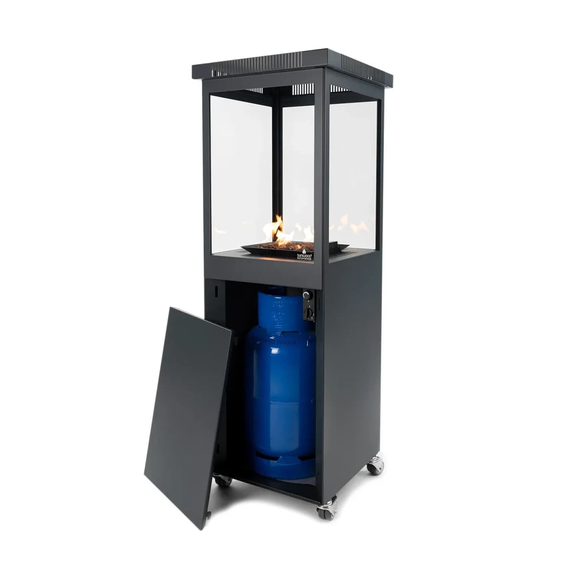 Marino Original - Matte Grey Patio Fire - Outdoor Gas Patio Heater - image 5