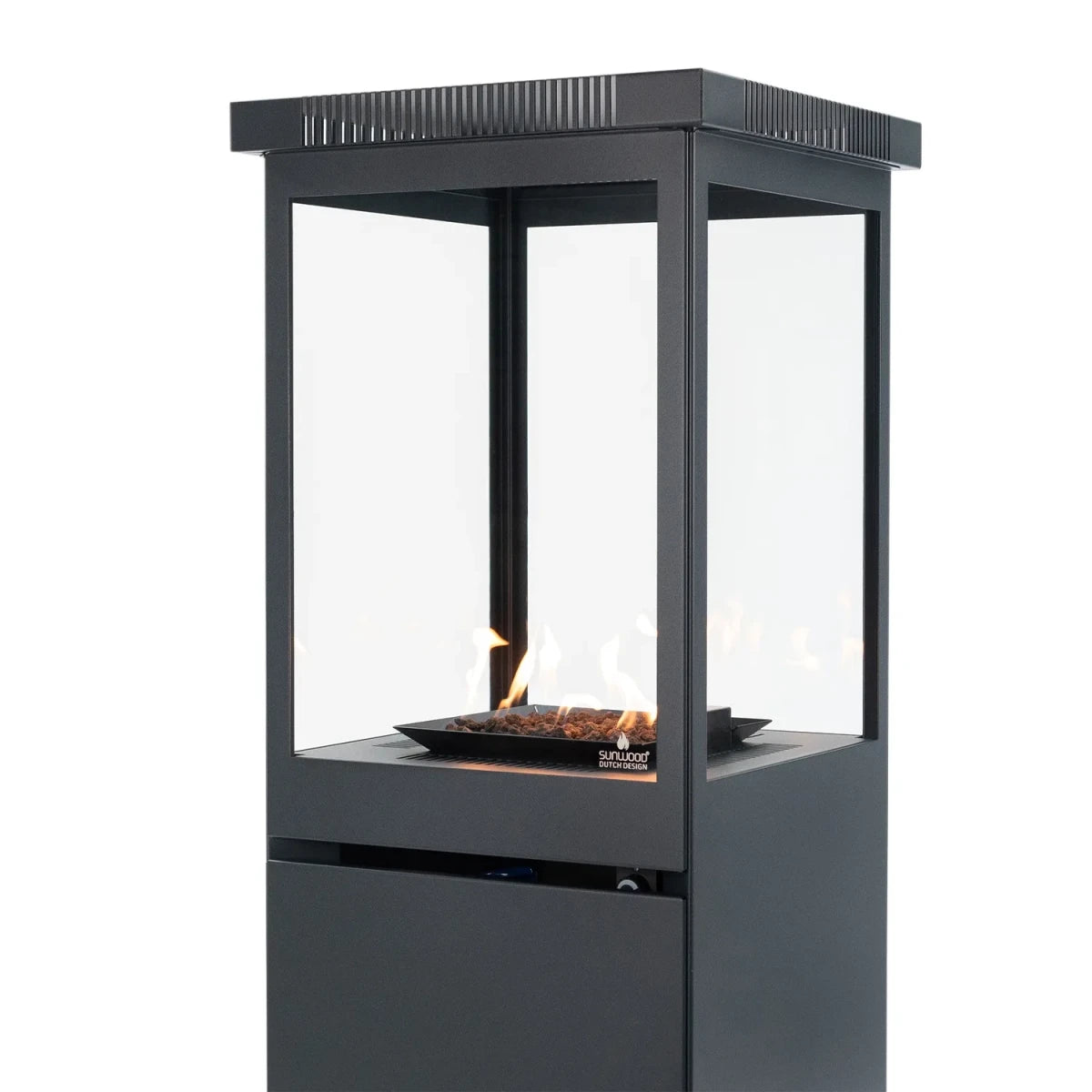 Marino Original - Matte Grey Patio Fire - Outdoor Gas Patio Heater - image 6
