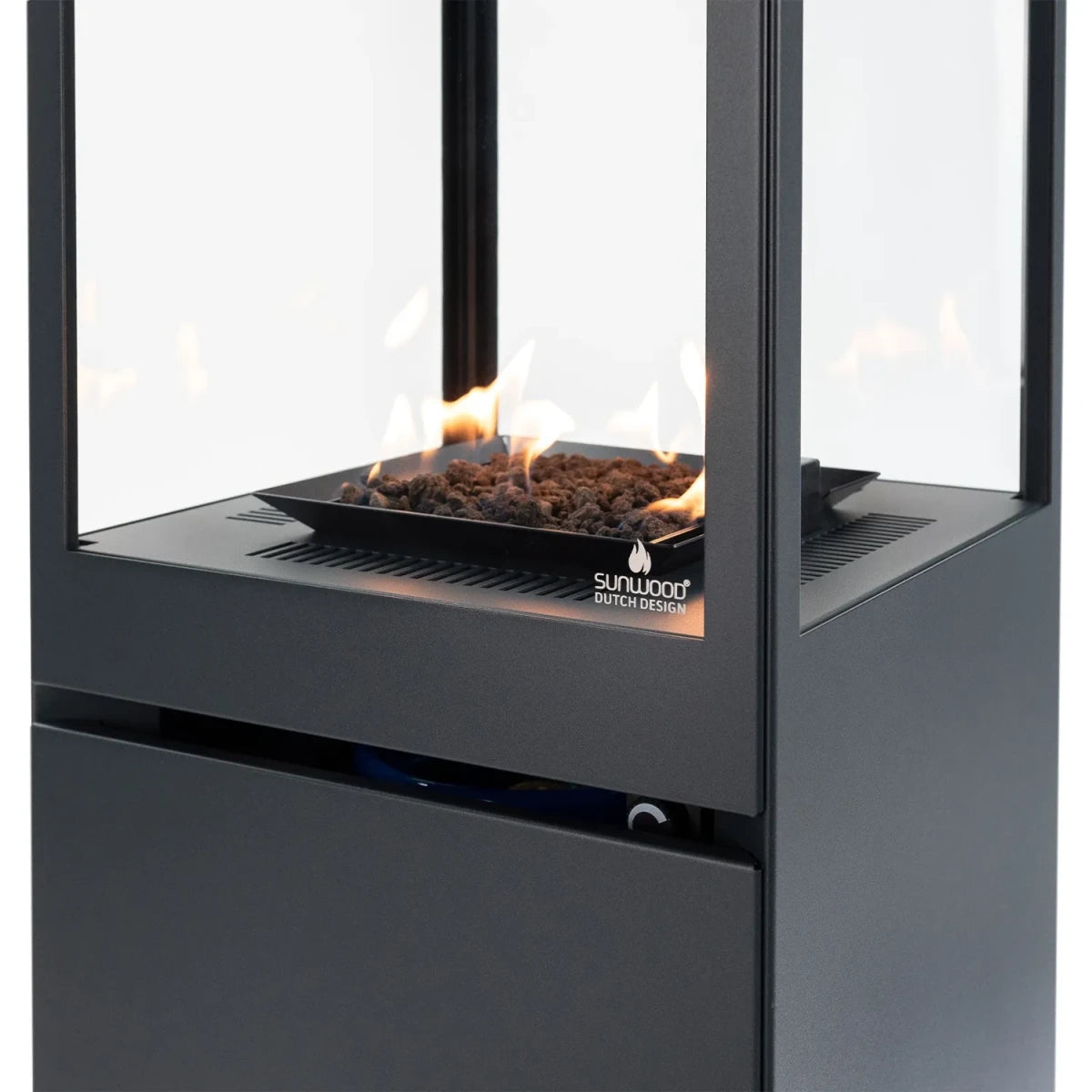 Marino Original - Matte Grey Patio Fire - Outdoor Gas Patio Heater - image 7