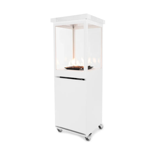 Marino Original - Matte White Patio Fire - Outdoor Gas Patio Heater