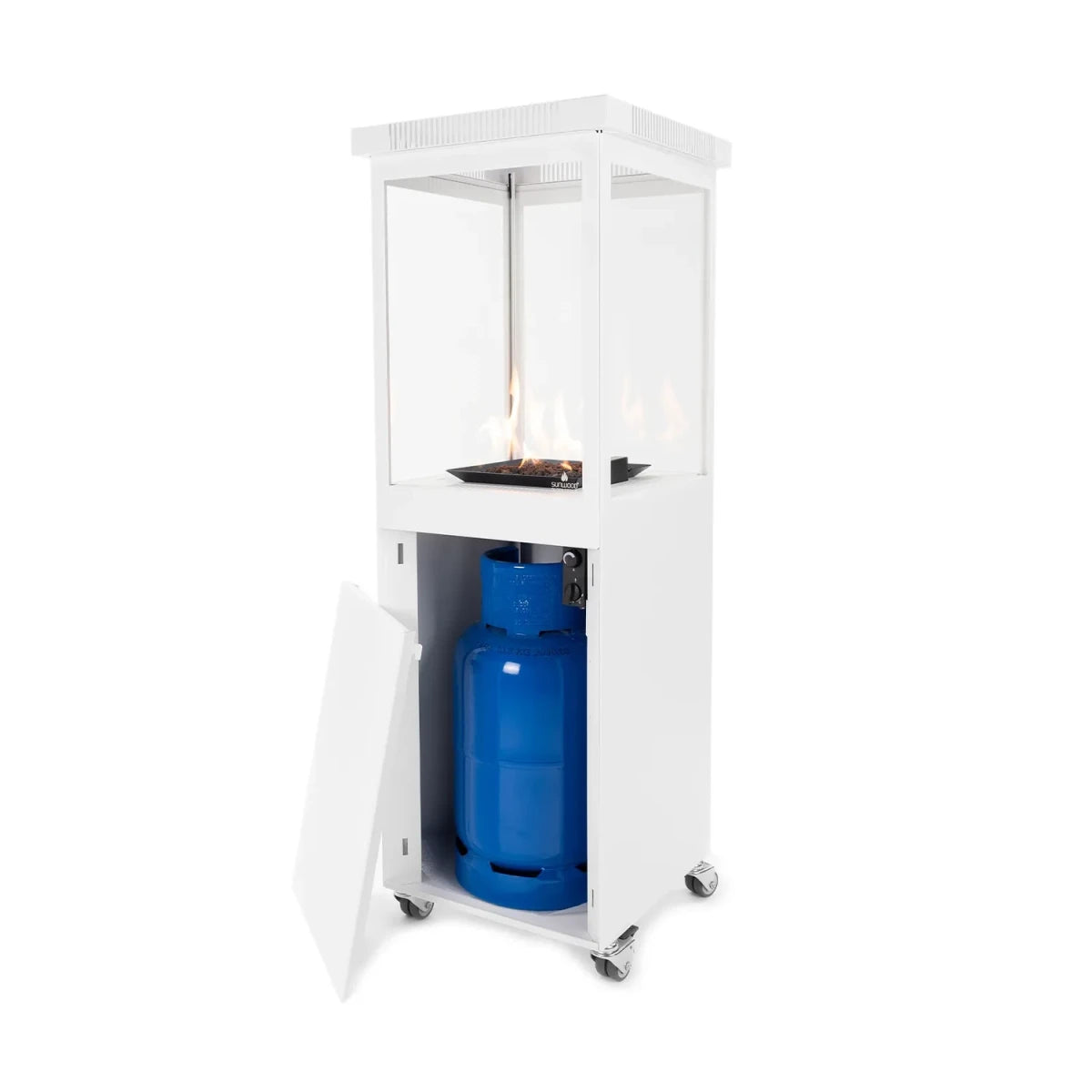 Marino Original - Matte White Patio Fire - Outdoor Gas Patio Heater - image 5