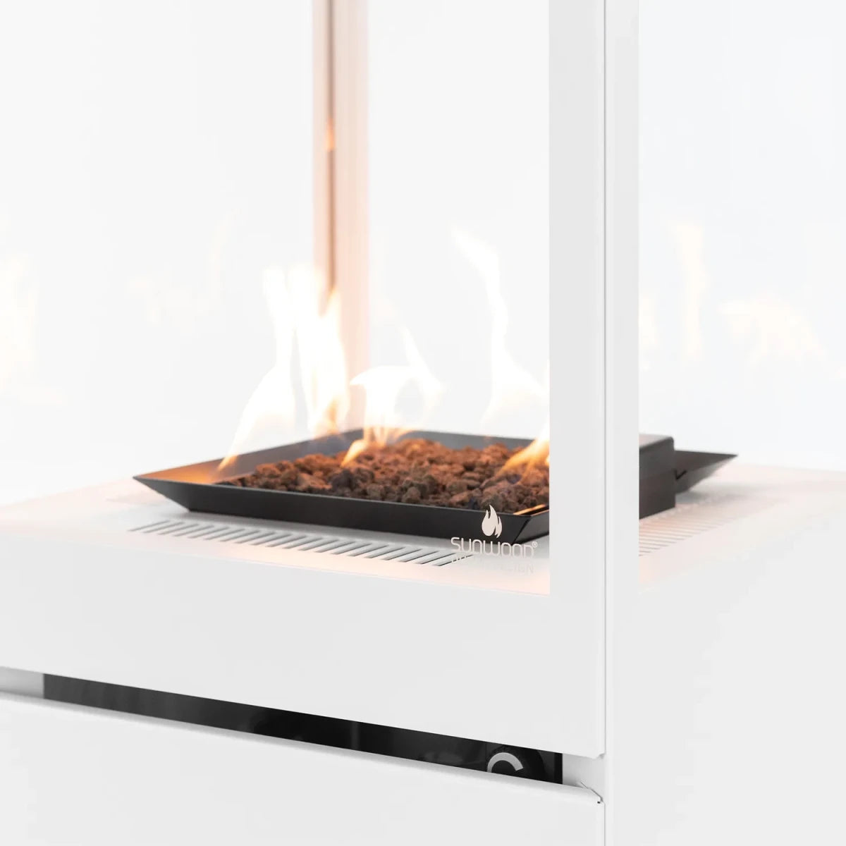 Marino Original - Matte White Patio Fire - Outdoor Gas Patio Heater - image 7
