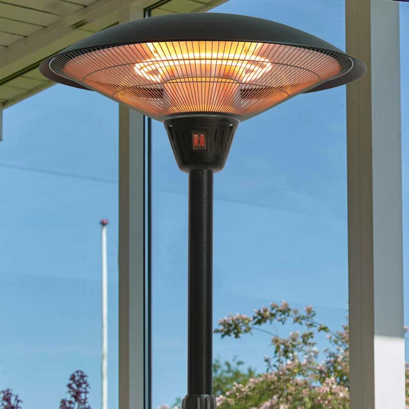 Heater Standing Telescope 900-1200-2100 W Black - Freestanding Electric Patio Heater - image 2