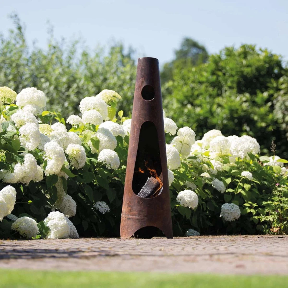 Tower Outdoor Fireplace - Rust - image 3