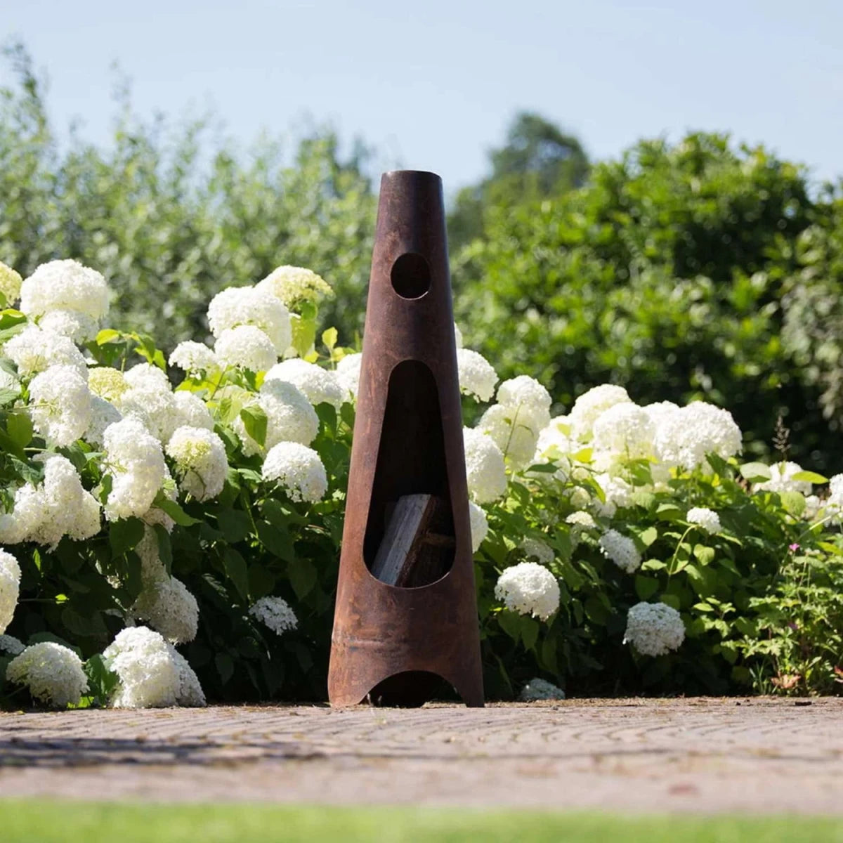 Tower Outdoor Fireplace - Rust - image 2