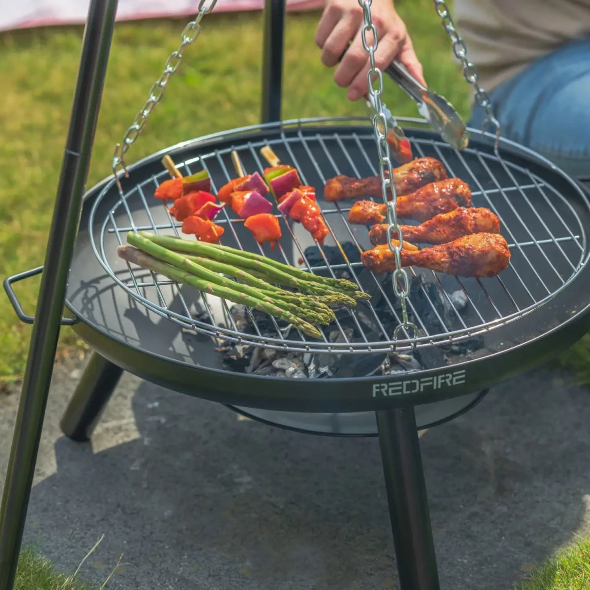Tripod with Fire Bowl - Ø59 - Outdoor Fire Pit - image 3
